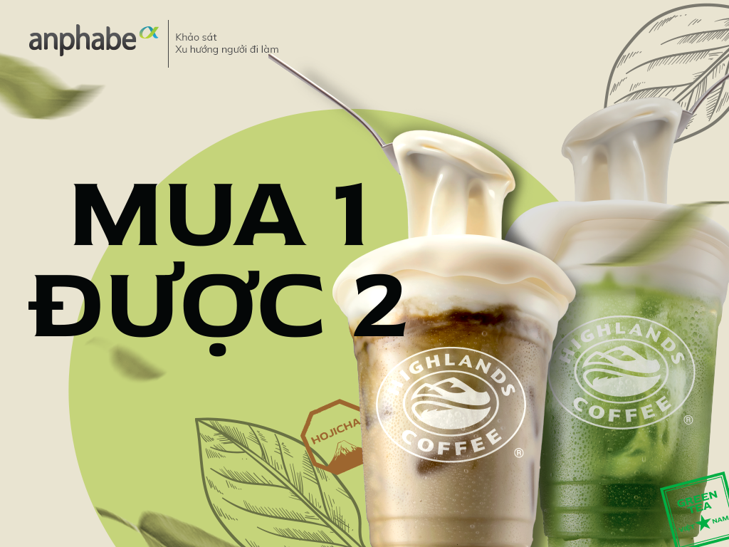 Đặt 1 được 2 - Highlands Coffee